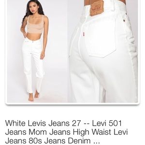 5 for $20 - NWOT 90’s vintage White Levi’s